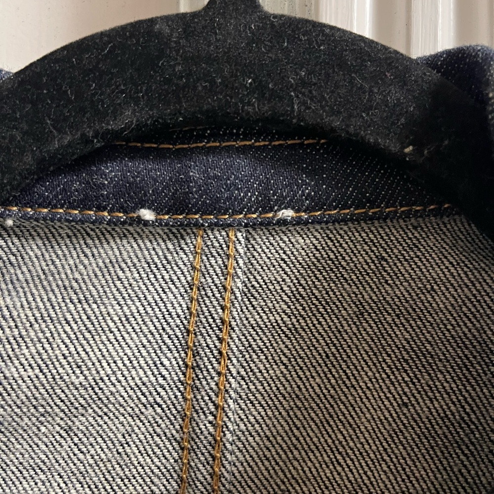 Dior Dark Blue Double-Breasted Jean Jacket - Picture 4 of 7